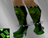 ~BV~ Toxic Green boots