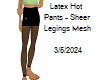 [BB] Latex Hot Pants - S