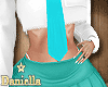 D| Blue folds Skirt
