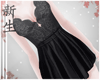 ☽ Lace Dress Black.