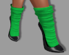 Black Heels, Green Socks