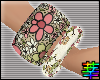 :S Floral Bangles