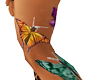 butterfly leg tat