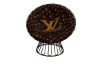 Brown LV Futon Chair