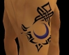Tribal Moon Arm Tattoo