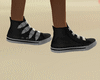 EM-black white sneakers