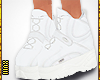 ! Platform Sneaker White