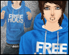 wiz|free hugs|hoodie|m
