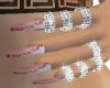 Lovely pink nail art