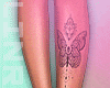 Shin Tattoo Butterfly II