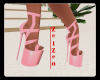 Pink platform heel