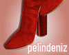 [P] Ann red boots