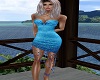 Hilda Blue Gem Dress