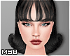 B | Alessa Bangs - Black