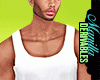 ! M' White Tank Top