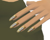 Silver&Gold Shiny Nails