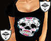 Rosa Skull Girls Shirt