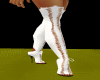 JS|XXL White Thigh Boots
