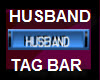 HUSBAND tag bar
