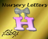 [B69]Pink letter "H"