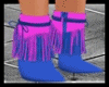 YK/ Blue Pink Boots