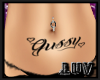 Gussy belly tat