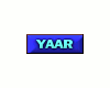 Yaar Word Sticker