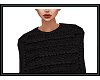 {G} Black Sweater Tunic