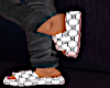white slippers