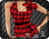 !SL l Red Plaid Shirt