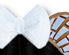 White Sequin Bow