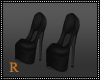 Selena Black Heels