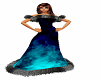 blue/black fire dress