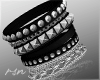 ♛ Silver Studded