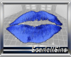 (S) Blue Lips Rug