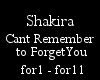 [DT] Shakira - Forget