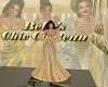 VERNA  GLD NO TRAIN GOWN