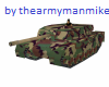 animated army tank