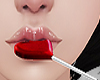 D-Heart Lollipop Red