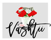 [V] R&W Rose Vase