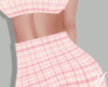 Y| Pink Plaid Skirt