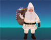 White Santa Claus deco