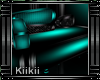 xkkx Black Teal Couch