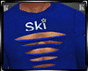 SKI Ripped Navy Shirt