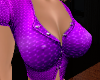 Tight Button Up Purple