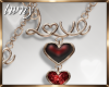 Carmine Love Necklace