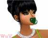 Dark Green Pacifier