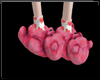 ∘ Pink Teddy Slippers