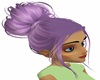 purple updo