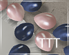 T. Pink & Navy Balloons